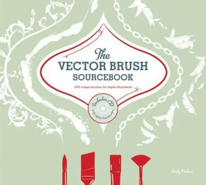USED-The Vector Brushes Sourcebook: 300 Unique Brushes for Digital Illustration by Emily Portnoi (Paperback)