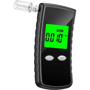 2026 Upgraded Portable Breathalyzer Alcohol Tester with LCD Digital Display, 10 Mouthpieces and Carrying Case for Home Use
