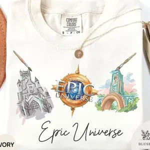 Universal Epic Universe Shirt, #Orlandooo Park Epic Universe Shirts, Coquette Bow Tee Crop Tank, Epic Universe Trip Outfit, Birthday Gifts Idea TVTE8