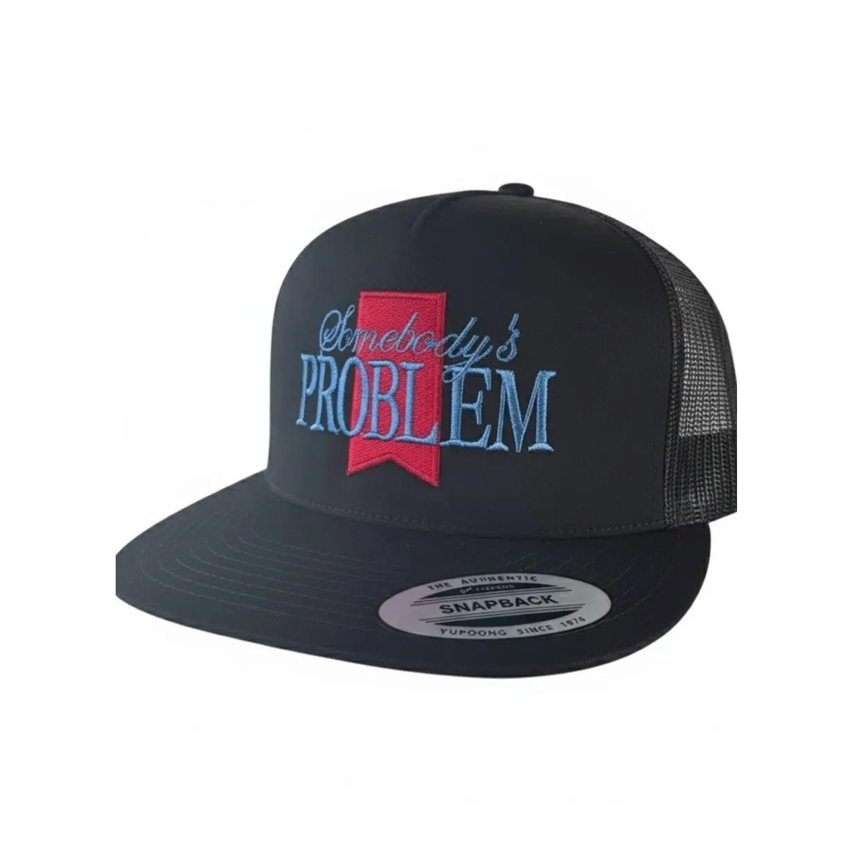 SOMEBODYS PROBLEM HAT Embroidered Retro Hat Trucker Hat Many Colors Snapback Hat, Unisex Casual Street Style, Gift Idea For Her Him, Unisex Everyday Wear
