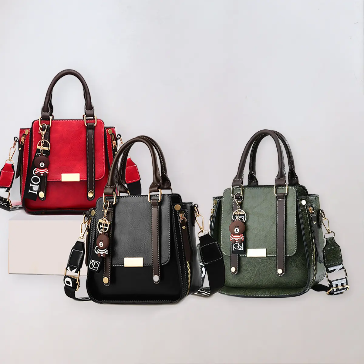 Women's Elegant PU Leather Crossbody Purses - Adjustable Casual Shoulder Purse, Top Handle, Wide Strap, Compact Crossbody & Shoulder Bags, Ideal for Mother's Day Presents, Crossbody Shoulder Handbag, Handheld Bag Purse