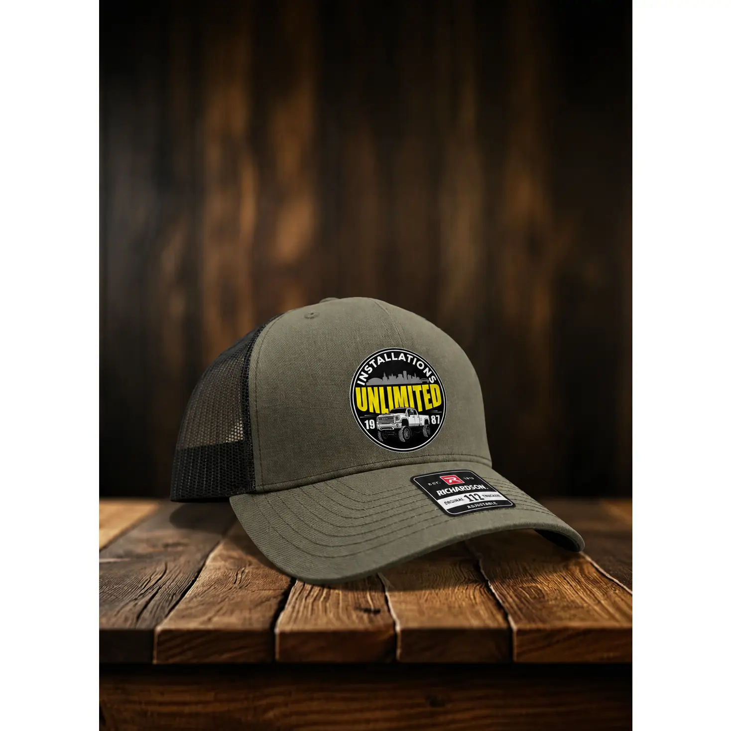 Installations Unlimited 112 Snapback Trucker Cap - Casual Wear Hat 2