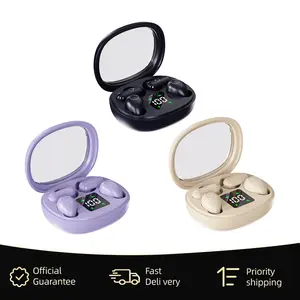 Ultra Thin Flat Twin Sleep Earbuds For Sleeping Work Gym Travel Dual Wireless Bluetooth 5.4 No Sound Leakage Long Lasting Battery Comfortable Fit