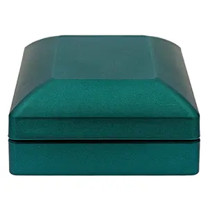 JTV Green Pendant Box with Led Light appx 9x7x3.4cm
