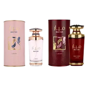(2pc Bundle Pack) Mayar + Mayar Cherry Intense by Lattafa EDP Spray, 3.4oz