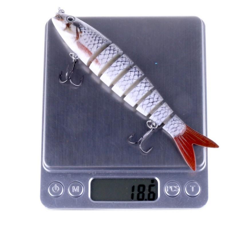 Pike Fishing Lures Artificial Multi Jointed Sections Hard Bait Trolling Pike Carp Fishing Tools