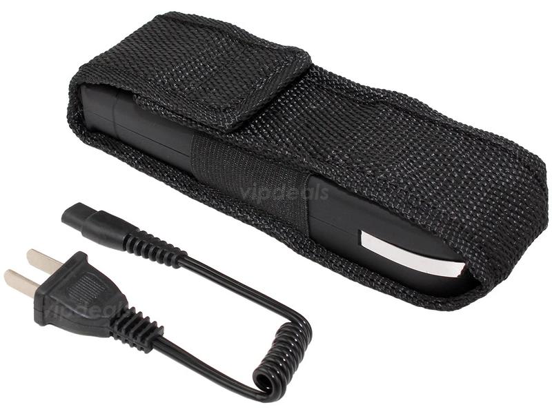 VIPERTEK VTS-989 - Heavy Duty Rechargeable LED Flashlight - Compact & Portable (Black)