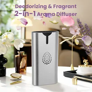 LIKEPAI Waterless Essential Oil Diffuser with 3 Oil Tanks for Home Car Office Portable Aromatherapy Slow Release Fragrance Christmas Gift Idea Essential Aromatherapy Teen Girl Gifts