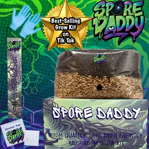 Spore Daddy's Mushroom Grow Bag W/ Injection port Beginner Friendly High Quality