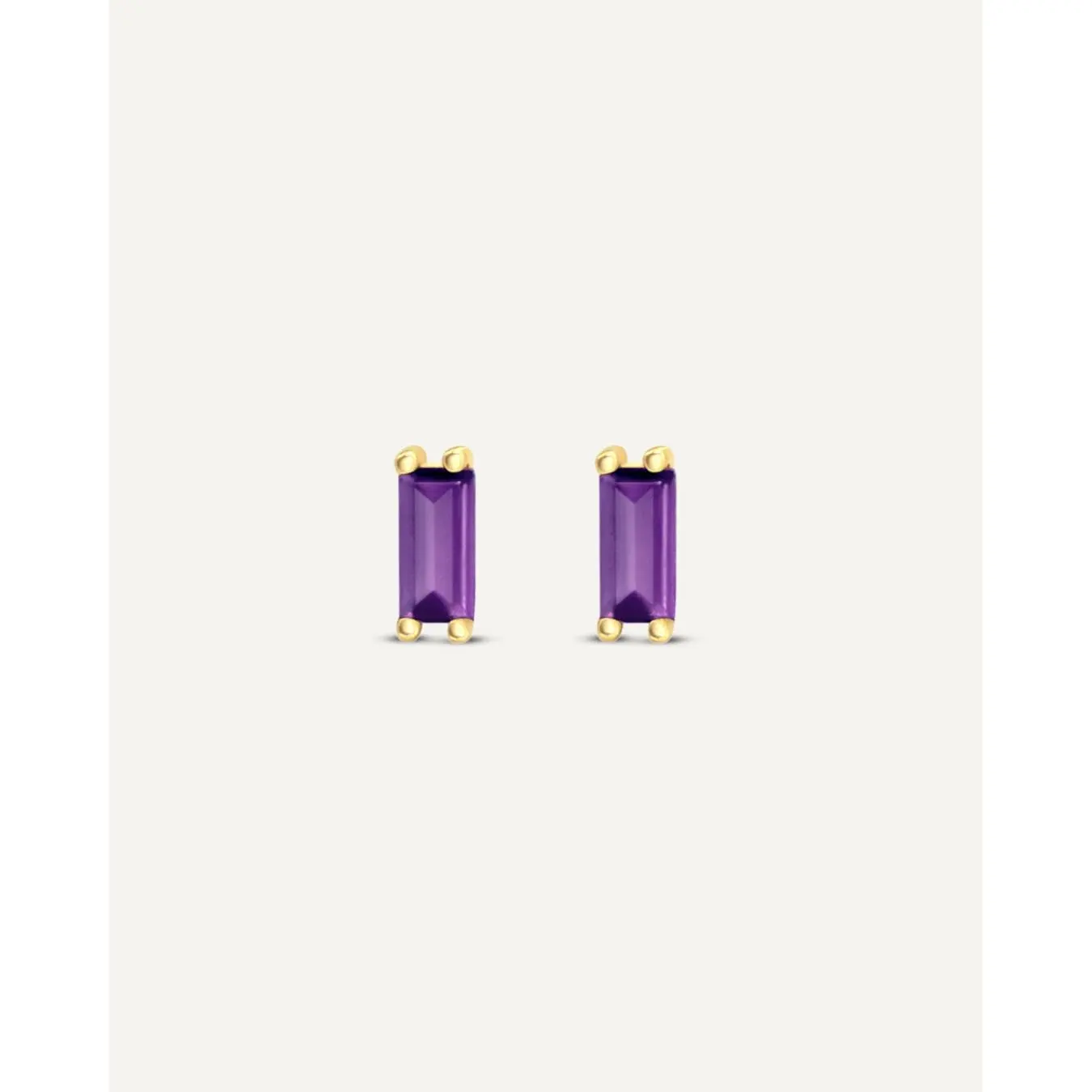 Ariella Amethyst February Studs