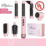 ATOPSKINS 5-in-1 LiteStyle Ultra-Lightweight Hot Air Brush Hair Styling Tool - Portable, Low-Speed, Heatless Design, Handle Attachment, High-Temp Plastic Parts, 30-Day Warranty - Beauty Product for Coarse & Thick Hair heatless curl,techvibes