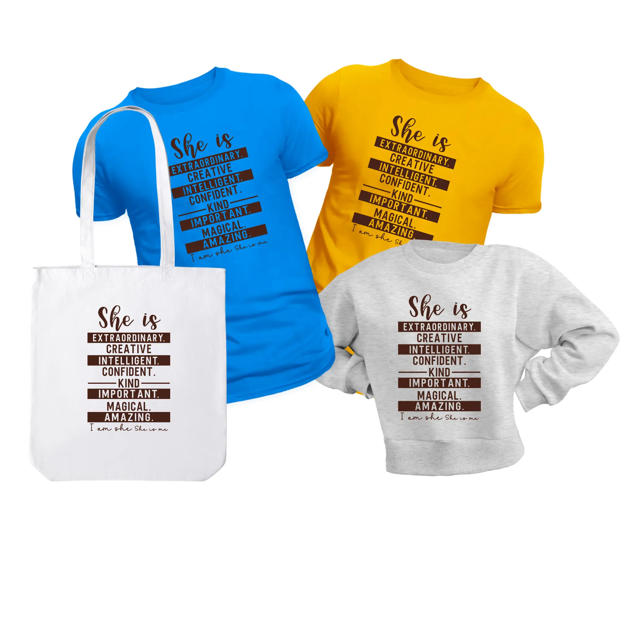 She Is Screen Print Transfer