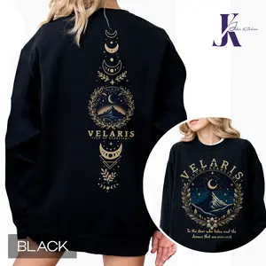 Velaris ACOTAR Sweatshirt, Velaris City Of Starlight, The Night Court Shirt,SJM Merch Shirt,Court of Dreams,Rhysand,Cassian,horns and Roses