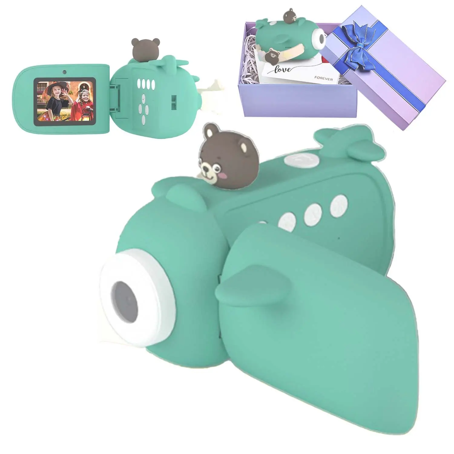 High Resolution Kids Digital Camcorder 1080P Video Photo Mode, Pocket Size Portable Travel Camera for 3-12 Year Old Kids, Party Birthday Festival Presents