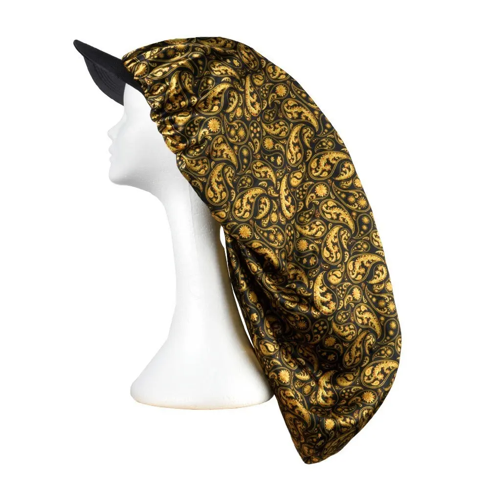 RED by KISS Satin Visor Braid Bonnet - Luxe Paisley RED by KISS Satin Visor Braid Bonnet - Luxe Paisley