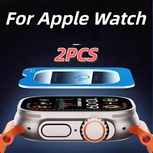 2-Pack HD Screen Protector Film for Apple Watch Ultra/ultra2/ultra 3 49mm, Full-Screen Protection, Anti-Drop, Anti-Explosion, Anti-Scratch