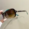 Unisex Punk Style Rectangular Fashion Glasses, Stylish Glasses, PC Frame, Decorative Eyeglasses, Suitable for All Seasons