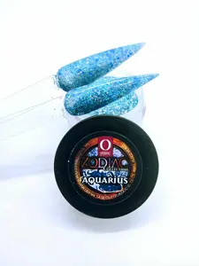 Organic Nails Acrylic Polymer Powder, Aquarius Color 14g, Versatile & Safe Organic Formula for DIY Nail Art Enthusiasts