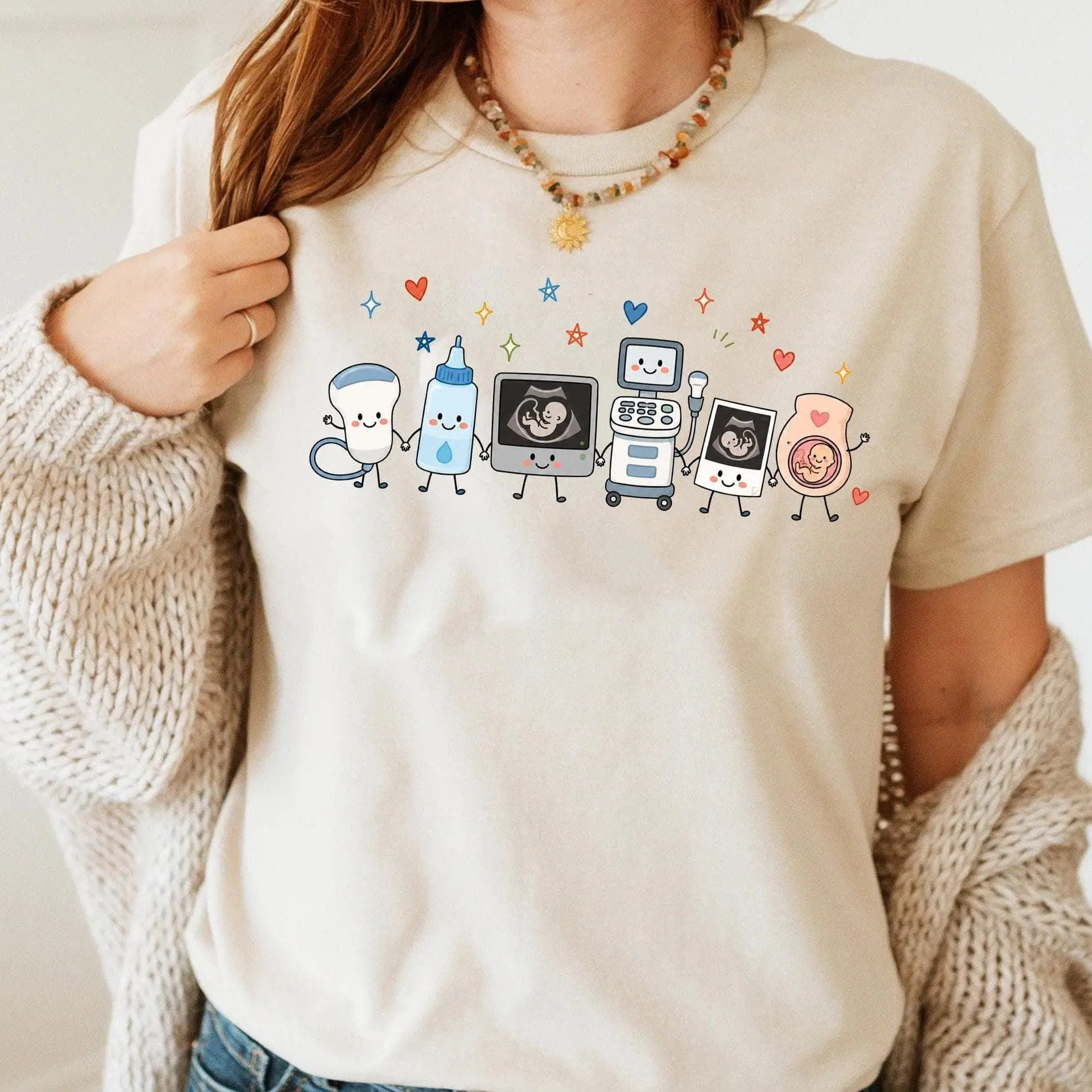 Sonography Tech Shirt, Ultrasound Gift, RDMS Crewneck,  Sonographer Sweater, Nurse Appreciaition Sweatshirt