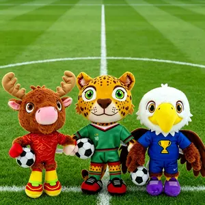 Plush Toys（10 inch） - Elk, Jaguar & Eagle Stuffed Dolls  Collectible for Kids & Fans  Elk, Jaguar & Eagle Stuffed Dolls Cute Sports Collectibles for Kids, Fans, Party Decor & Gifts