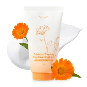 NEAF NEAF Calendula Calming Deep Cleansing Foam 150ml, A mild acne-clearing foam with calendula extract and BHA, gently removing impurities.