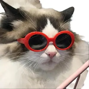 5-Pack Pet Sunglasses - UV-Protective, Cool Sports Eyewear for Small to Medium-Sized Cats and Dogs