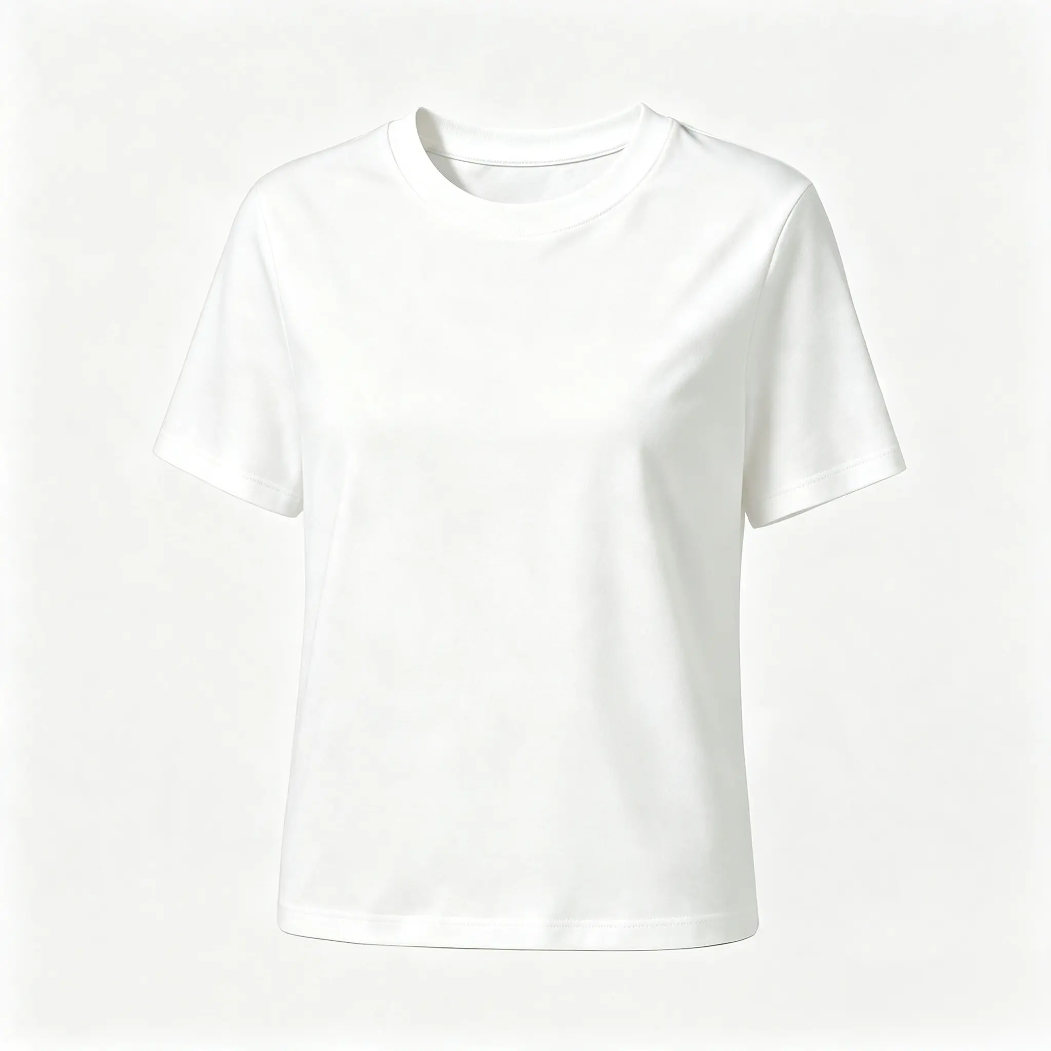 100% cotton women’s classic crew neck solid basic t-shirt, soft cotton short sleeve fitted plain blank tee, casual everyday