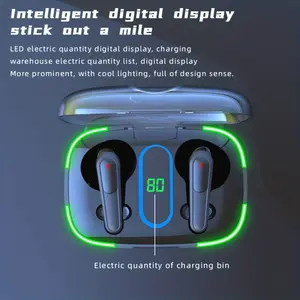 2025 Year New Wireless Earphones Headphones with LED Display Touch In-Eartws Wireless Earbuds Sports Music Game Headset for Ios/Android