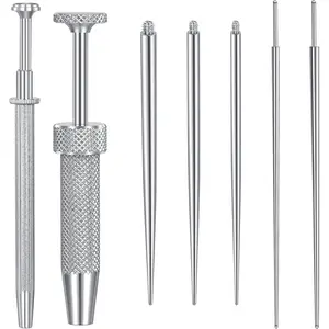 Taper Ball Grabber Tool for Changing Piercing Jewelry - 16G 18G 20G Piercing Kit for Flat Back Earrings, Body Piercing Assistant for Ear Nose Belly Lip Eyebrow Tongue