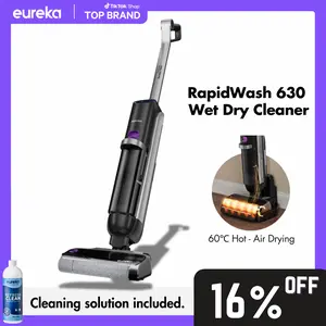 Eureka RapidWash 630 Cordless Wet Dry Cleaner 170° Reclinable Hot Air Drying Self Cleaning Vacuum Mop Combo for Hard Floors Pet Hair Sticky Messes, TiktokShopSpringGlowUp