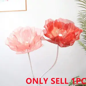 Artificial Flower without Vase, 50cm Decorative Flower, Outdoor Holiday Decoration, Wedding Party Decoration, Bridal Gift, Home Decor, Fruit