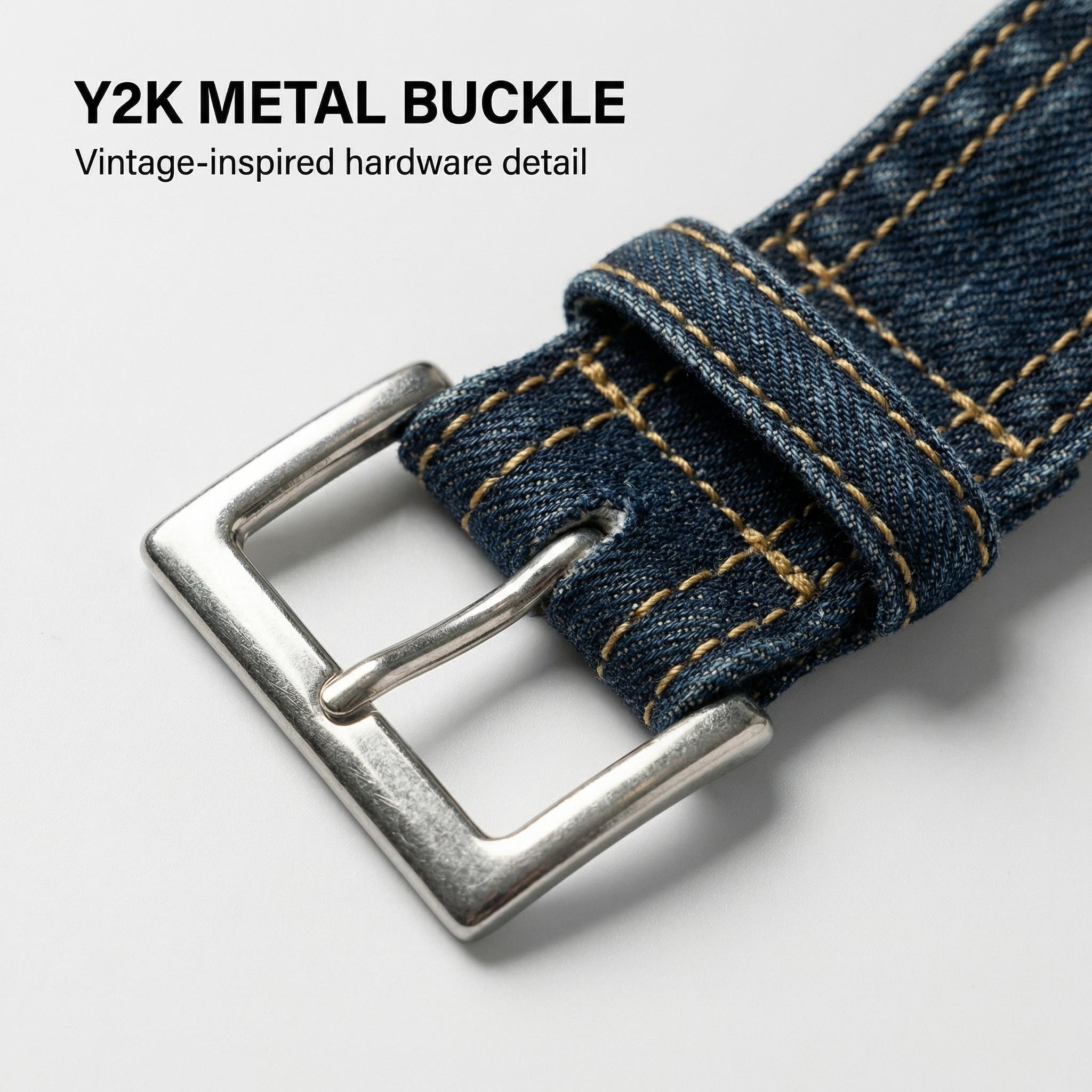 Women’s Flare Jeans Bell Bottoms Stretchy Flattering Dark Wash Denim Pants With Belt Y2K Vintage Grunge Alt Casual Streetwear