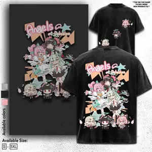 Sunna Aria Nangong Yu Angels of Delusion Graphic T-shirt Zenless Zone Zero ZZZ Game Sweatshirt Hoodie Streetwear Gacha Game Fan Gift Aesthetic Print