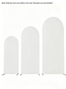 Arched Doorway Cover Set of Three, No Support Rods Included, Ideal for Home Decor or Event Setup, Perfect for Enhancing Your Space
