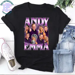 [ Sale Up To 30%] Retro Andy Emma DWTS Bootleg T-Shirt, Funny Dancing With the Stars Tee, Andy Emma T-Shirt Gift for DWTS Fans, DWTS Dance competition Shirt