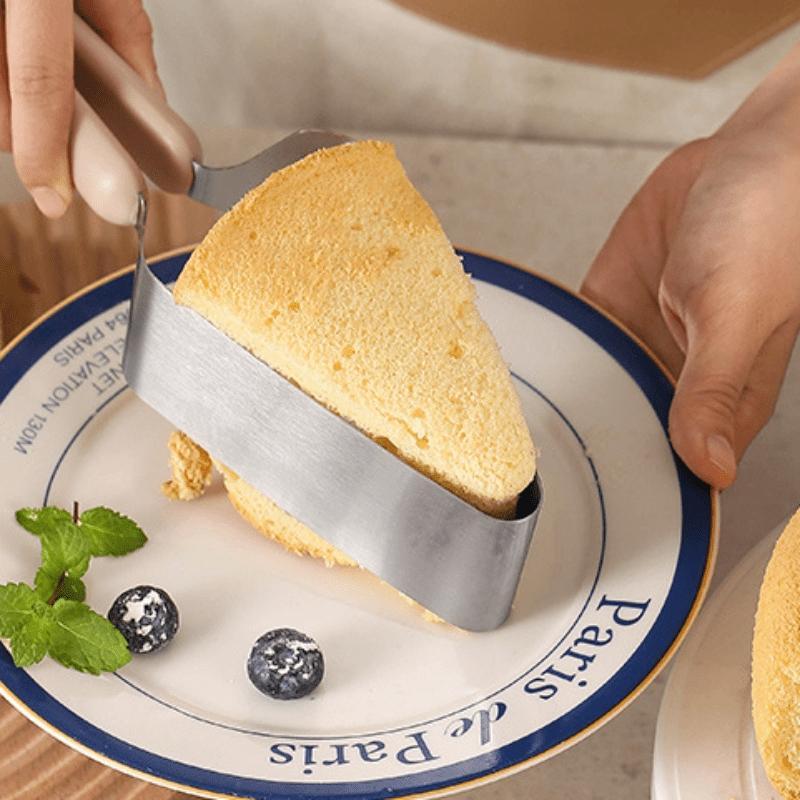 1pc Stainless Steel Cake Server, Metal Cake Slicer, Cake Turner, Food Contact Safe Baking Tool, Modern Simple Design for Home and Hotel Use, Triangle Cake Transfer for Eid Mubarak, Baking Utensils Supplies