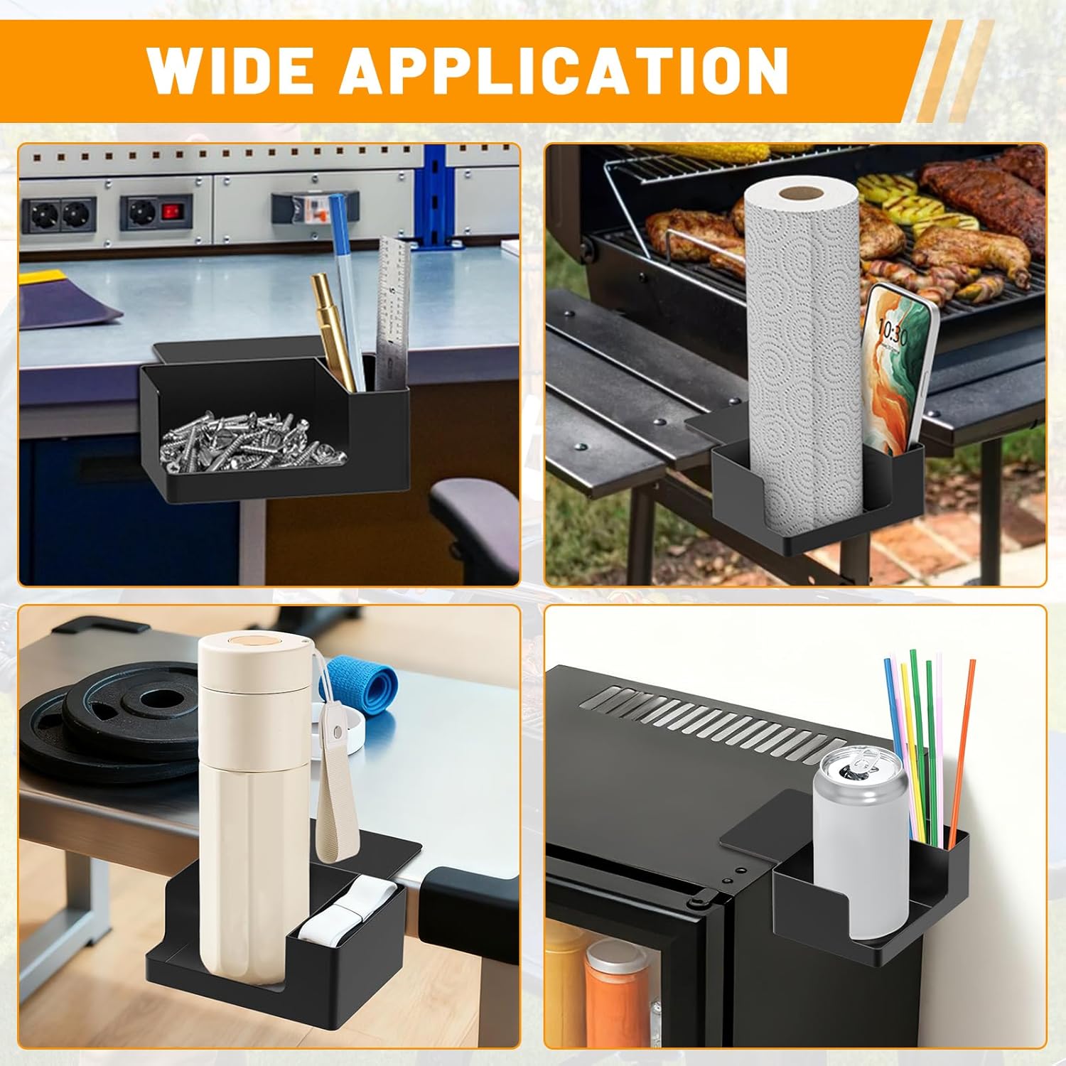 Magnetic Drink Holder and Phone for Grill, Outdoor Griddle Accessories for Most Cup, Phone Caddy, Suit for Blackstone, Traeger etc. Mug Tumbler Drinkware Drinkware Drinkware Bottles