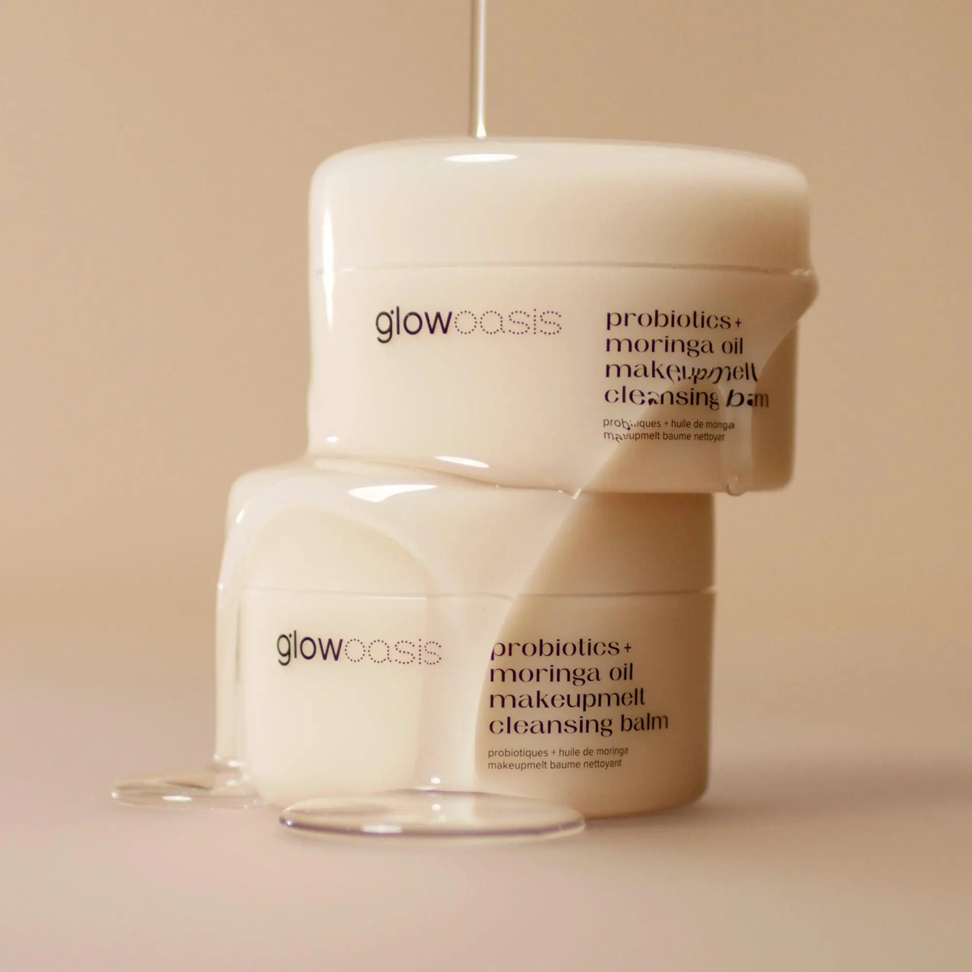 probiotics + moringa oil makeupmelt cleansing balm