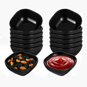 14pcs Dip Sauce Set, Shatterproof Material, Easy Clean, Dessert Bowls, Jam Bowls, Kitchen Restaurant Use, Dishwasher Safe