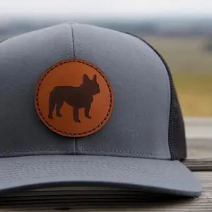 French Bulldog Round Patch Hat | Frenchie| Frenchie Puppy Gift | French Bulldog Present | France Bulldog | Frenchie Mom