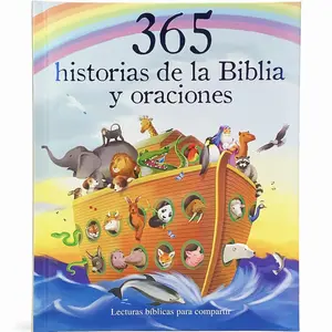 365 Historias de la Biblia y Oraciones para Niños – Libro Cristiano Infantil - Hardcover