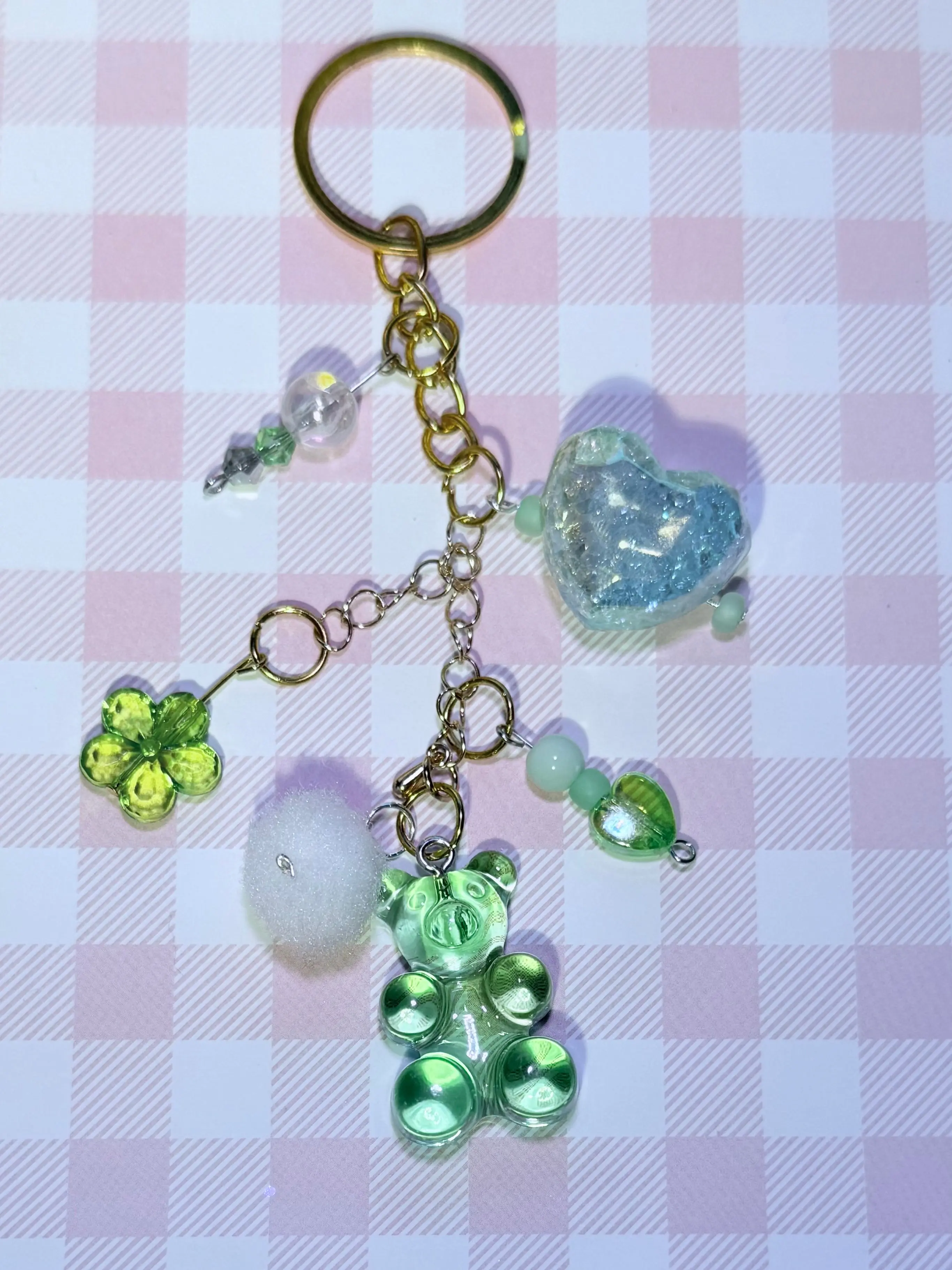 green gyaru collection keychain