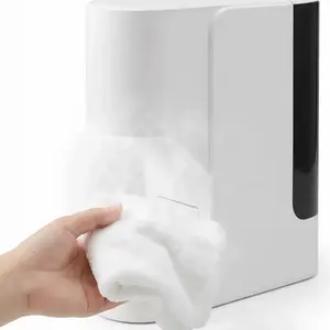 Face towel warmer dispenser