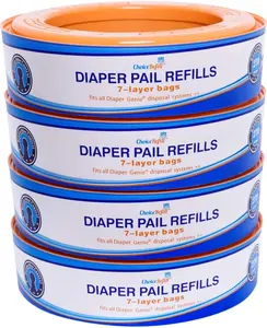 Compatible with Diaper Genie Pails,  1080 Count