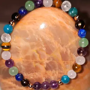Migraine, stress, sleep , anxiety ,and prosperity improving crystal bracelet