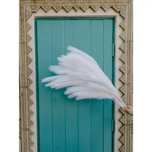 Large Faux Pampas Grass - White