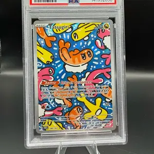 PSA10 Graded Pokemon TWM Tatsugiri Illustration Rare Card, 186/167