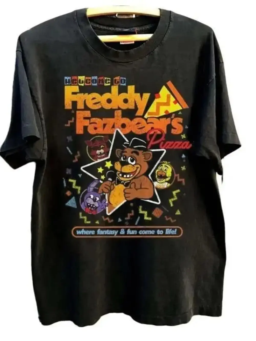 Women's Short-Sleeve Cotton Sports T-Shirt, 5 Nights At Freddy's (Fnaf) Bonnie Balls Graphic Tee, Trendy Halloween Apparel