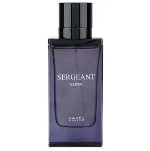 Fariis Sergeant Elixir Eau De Parfum for Men | Aromatic Fougere Cologne | 3.4 oz | Bold Spicy & Warm Fragrance