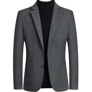 Men Cashmere Blazers Suits Jackets Business Casual Suit Wool Coats High Quality Male Slim Fit Blazers Jackets Blazers Coats
